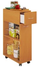 VCM Küchenwagen Tusal Schublade Braun Buche Bild 2