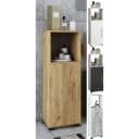 VCM Midischrank Flandu Holz Badmöbel Honig-Eiche Bild 1