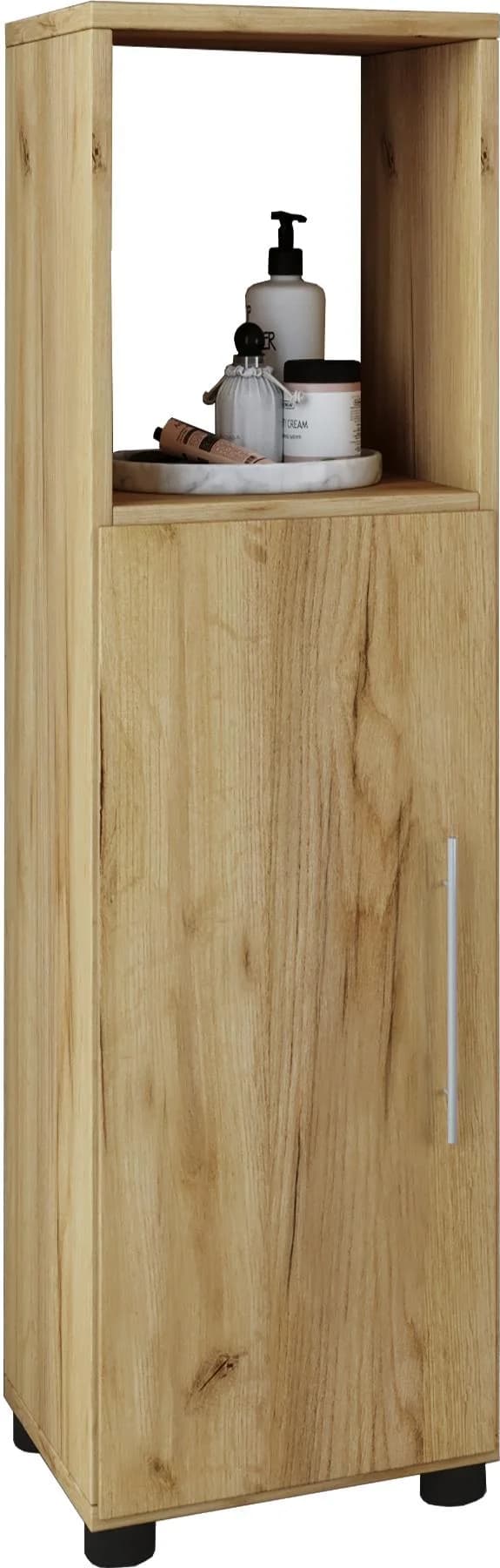 VCM Midischrank Flandu Holz Badmöbel Honig-Eiche - Bild 3