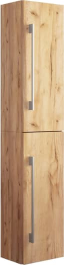 VCM Hochschrank Badinos 2 Honig-Eiche mit 2 Drehtüren Bild 2