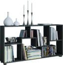 VCM Regal Pintal Schwarz Holzwerkstoff 6 Fächer Raumteiler Bild 3