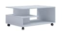 VCM Couchtisch Stango L Weiß Holzwerkstoff mit Stauraum Bild 2