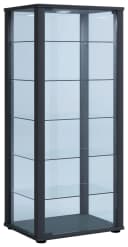 VCM Glasvitrine stehend Kavisa L mit ESG-Sicherheitsglas und Holzstruktur Bild 2