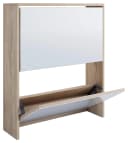 VCM Schuhschrank Stido L Honig-Eiche mit Spiegel Bild 5