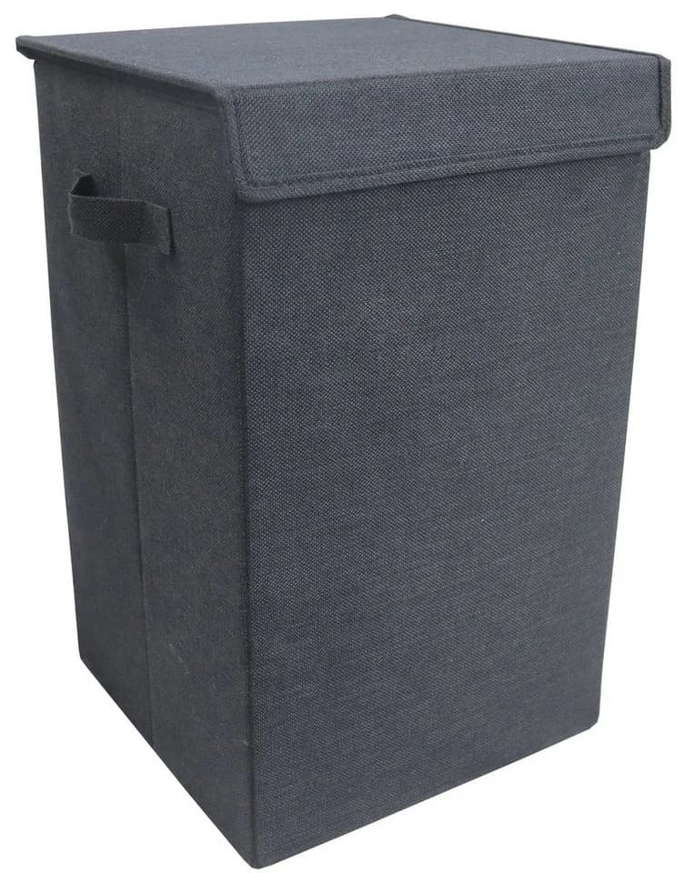 VCM Faltbox Wäschekorb Dreso M Anthrazit mit Deckel