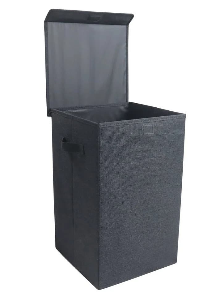 VCM Faltbox Wäschekorb Dreso M Anthrazit mit Deckel - Bild 3