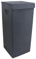 VCM Wäschekorb Stoffbox mit Deckel Anthrazit Faltbox Bild 5
