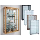 VCM Wandvitrine Glas mit Spiegel Buche Modern Bild 1