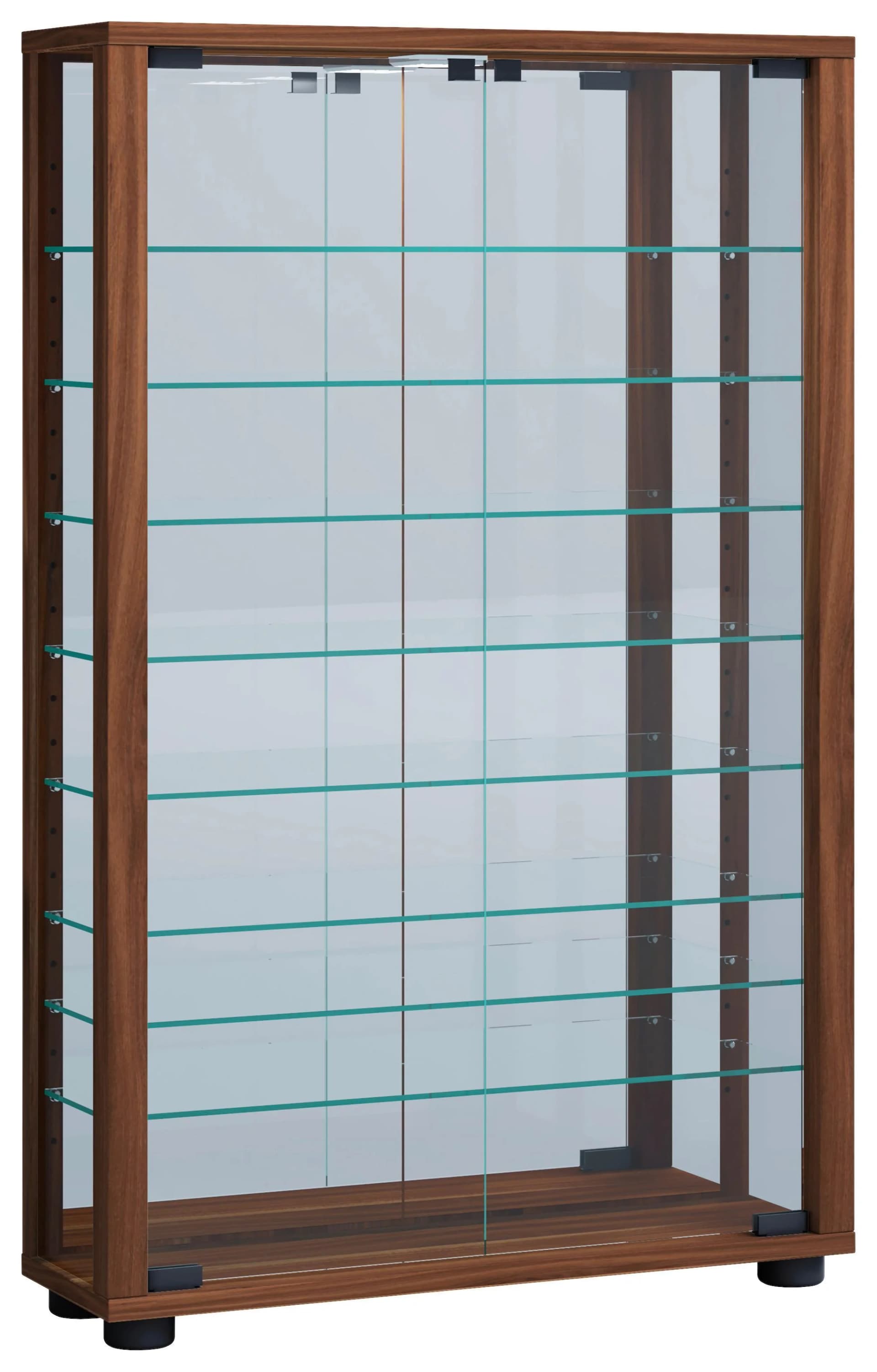 VCM Glasvitrine hängend mit ESG-Sicherheitsglas und Spiegelrückwand - Bild 2