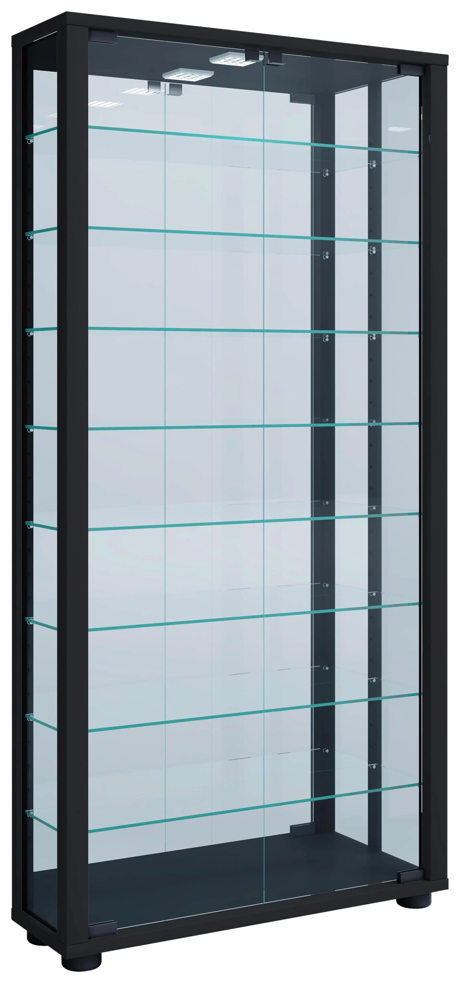 VCM Vitrine VITROSA Hängend mit Spiegel und ESG-Sicherheitsglas - Bild 2