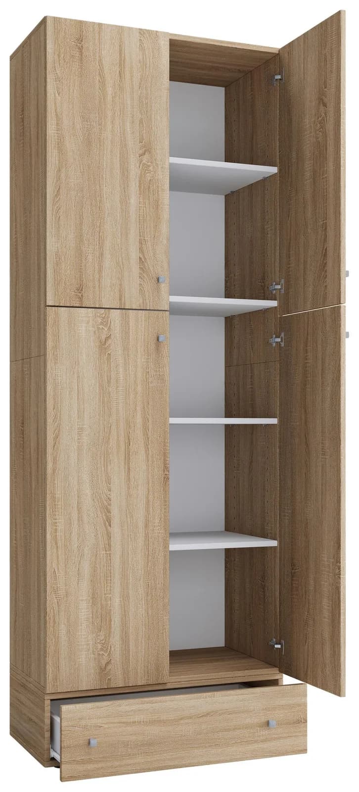 VCM Schuhschrank Lona XXL Sonoma-Eiche 5 Fächer - Bild 2