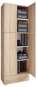VCM Schuhschrank Lona XXL Sonoma-Eiche 5 Fächer Bild 3