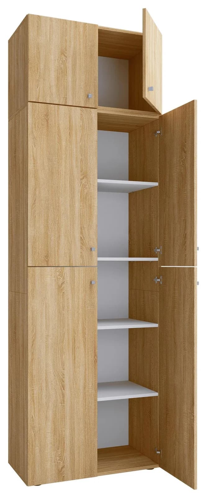 VCM Aktenschrank Lona XXL 5-fach braun Sonoma-Eiche - Bild 2