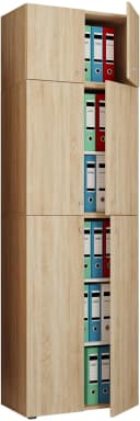 VCM Aktenschrank Lona XXL 5-fach braun Sonoma-Eiche Bild 3