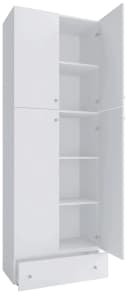 VCM Aktenschrank Lona XXL Weiß 5-Fach mit Schublade Bild 2