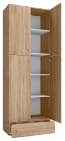 VCM Aktenschrank Lona XXL 5-fach Braun Holz Bild 2
