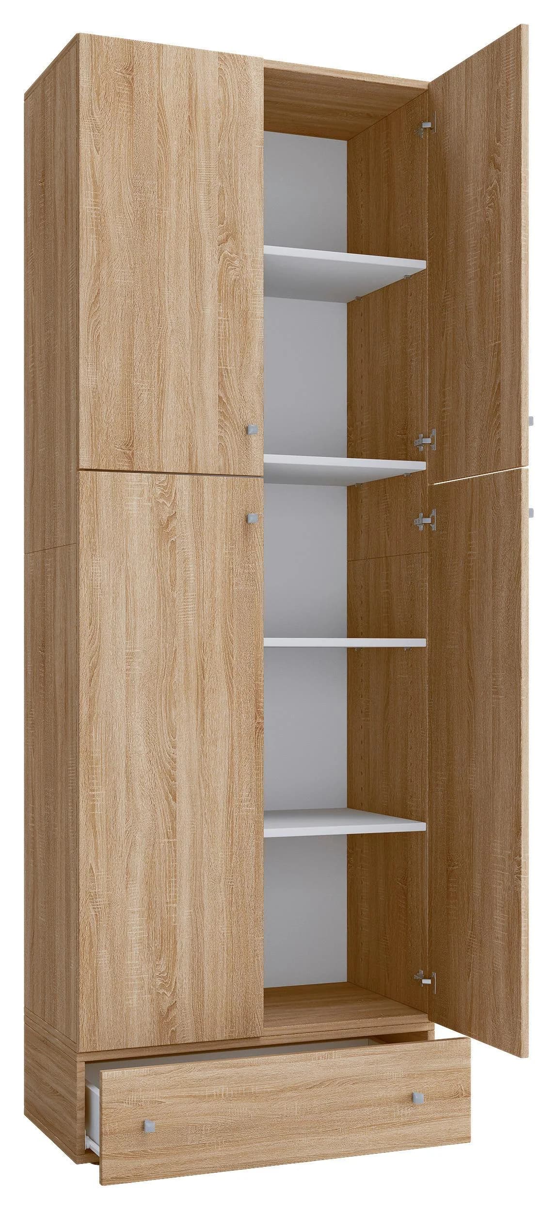 VCM Aktenschrank Lona XXL 5-fach Braun Holz - Bild 2