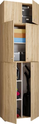 VCM Mehrzweckschrank Lona A Braun Holz 6 Fächer Bild 3