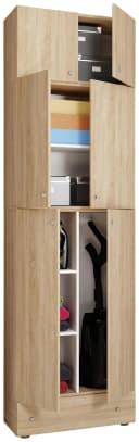 VCM Putzschrank Lona SA Holz Braun 240cm Bild 2
