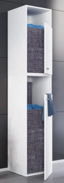 VCM Wäscheschrank Dreso XXL 2f Weiß Holz Bild 2