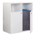 Wäscheschrank aus Holz und Stoff im VCM-Stil Bild 1
