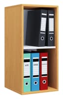 VCM Bücherregal Lona I 2f Braun Holzstruktur Büroregal Bild 3