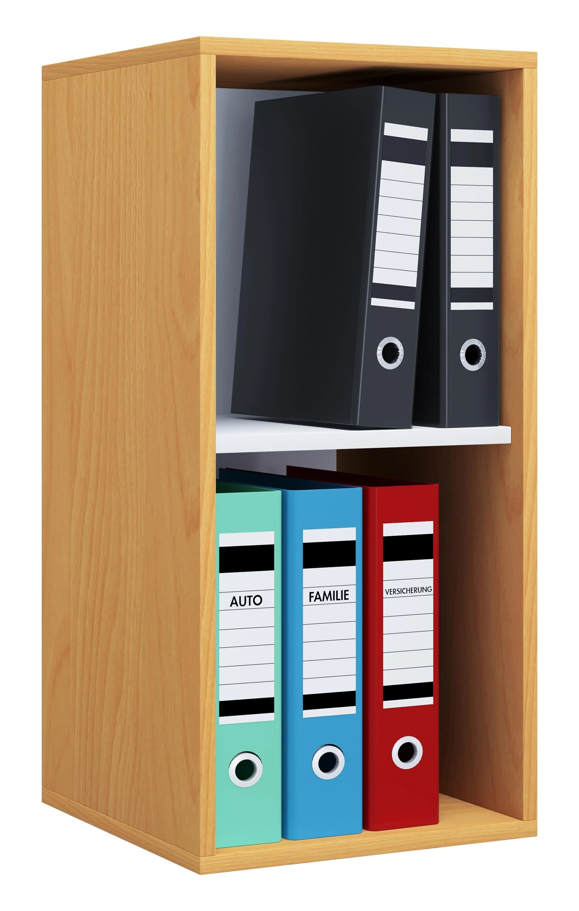 VCM Bücherregal Lona I 2f Braun Holzstruktur Büroregal - Bild 3