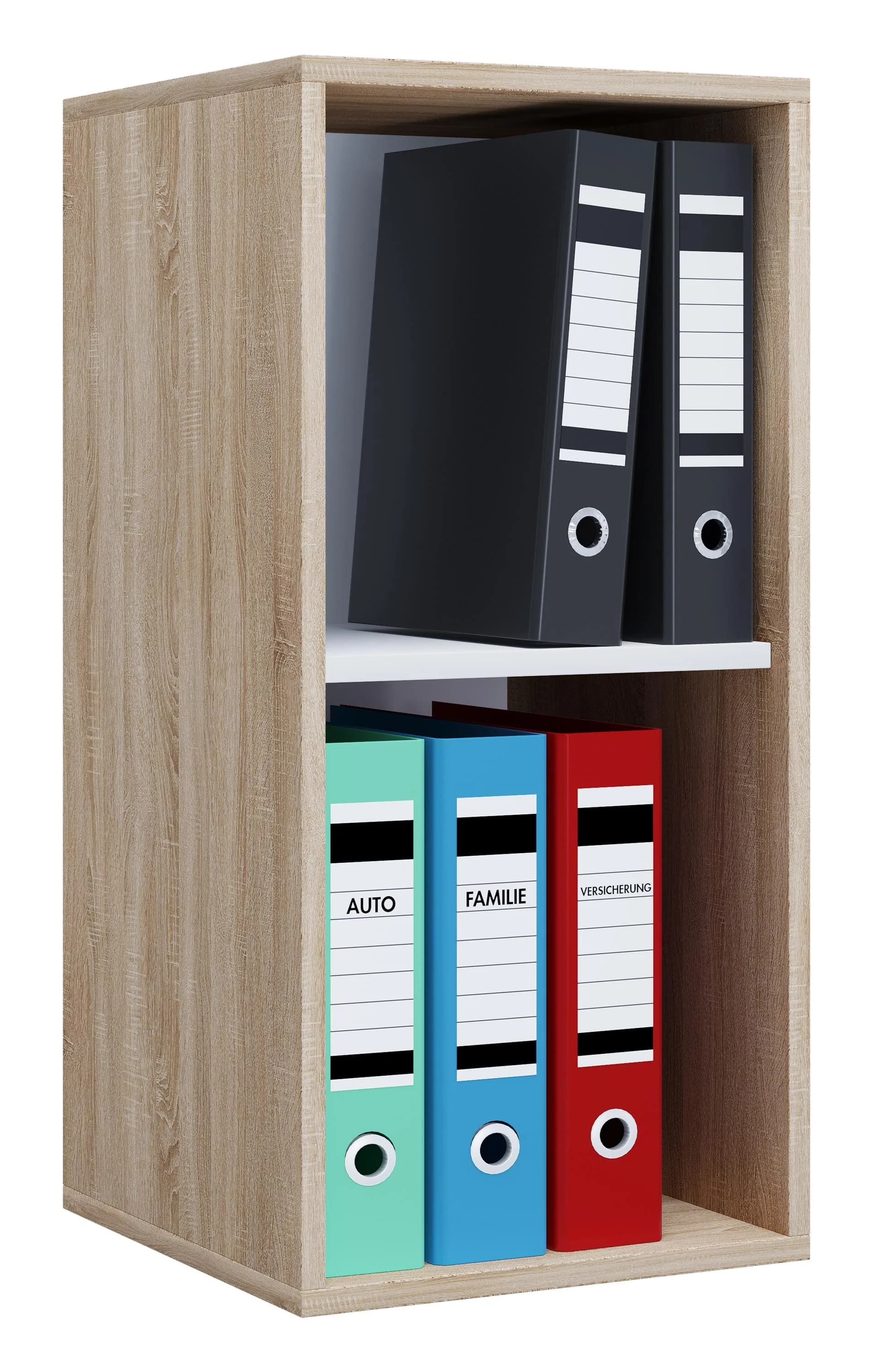 VCM Bücherregal Lona l 2f Braun Sonoma-Eiche Büroregal - Bild 3