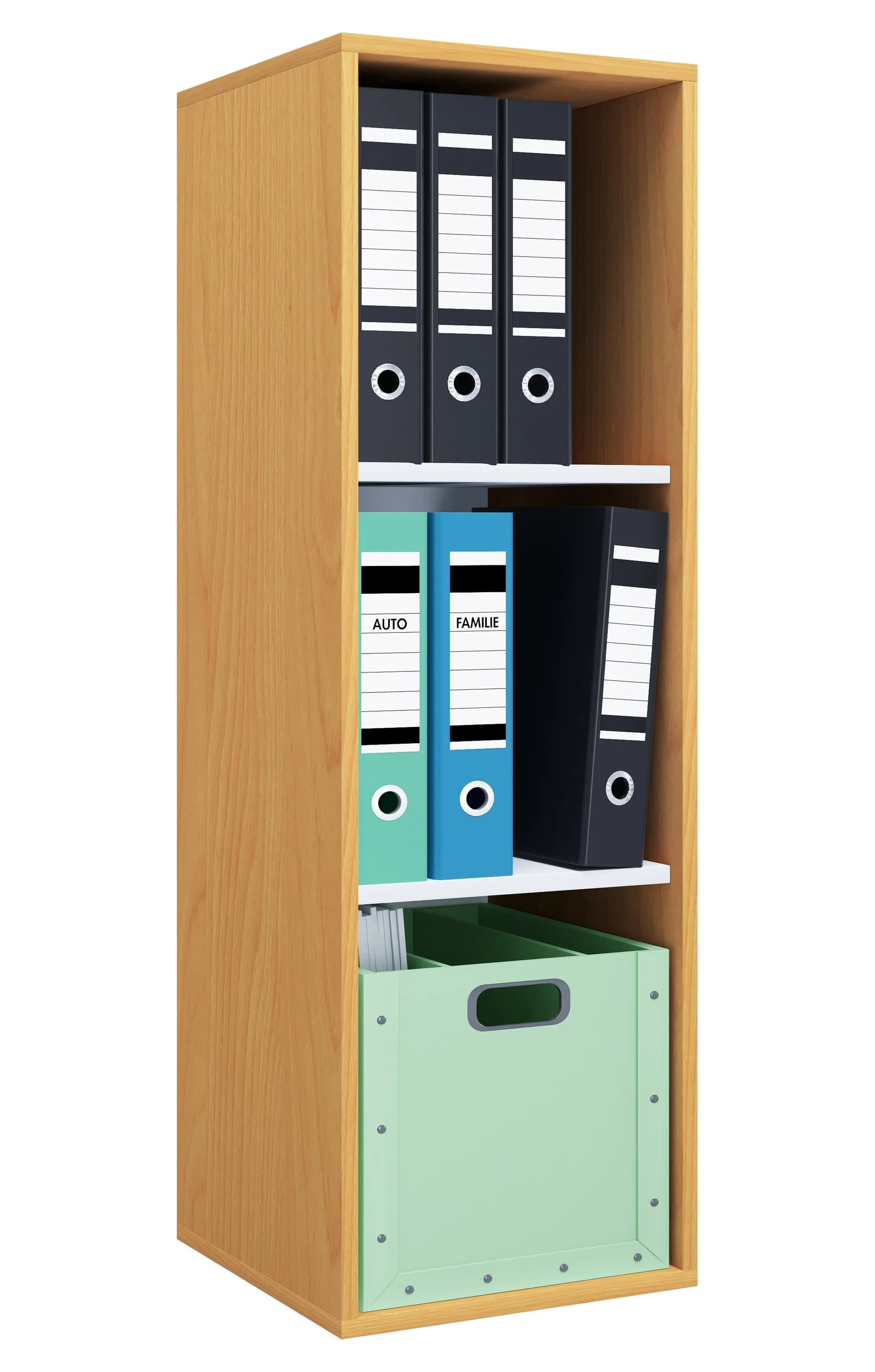 VCM Bücherregal Lona I 3f Braun Holzoptik Büroregal - Bild 3