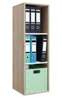 VCM Bücherregal Lona I 3f Braun Sonoma-Eiche Bild 3