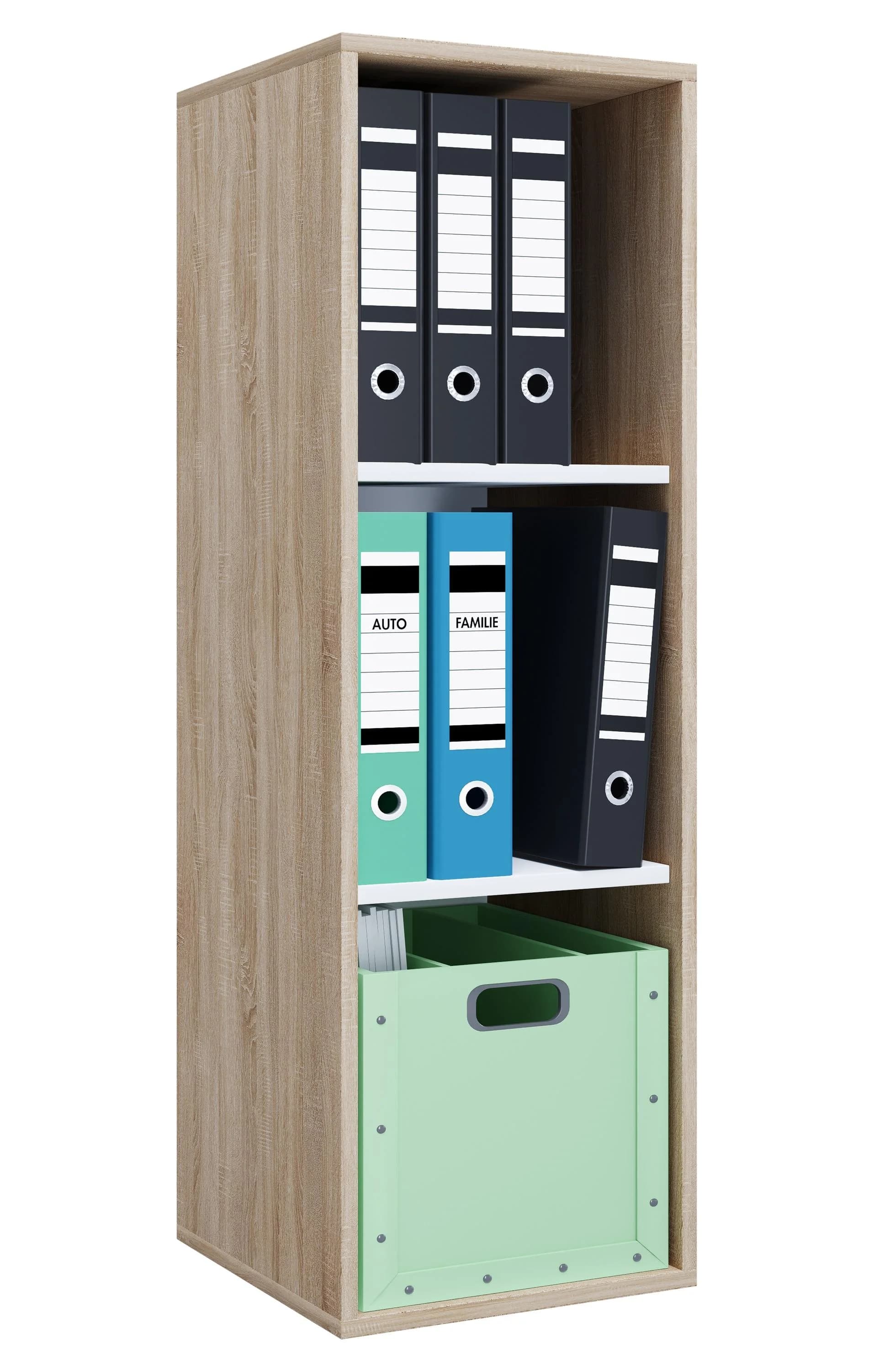 VCM Bücherregal Lona I 3f Braun Sonoma-Eiche - Bild 3