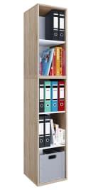 VCM Bücherregal Lona l 5f Braun Sonoma-Eiche Büroregal Bild 3