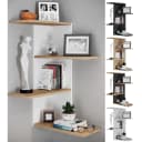 VCM Wandregal Balos Weiß Modernes Holzregal Hängend Bild 1