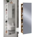 VCM Spiegelschrank Flandu XL Weiß mit 16 Fächern Bild 1