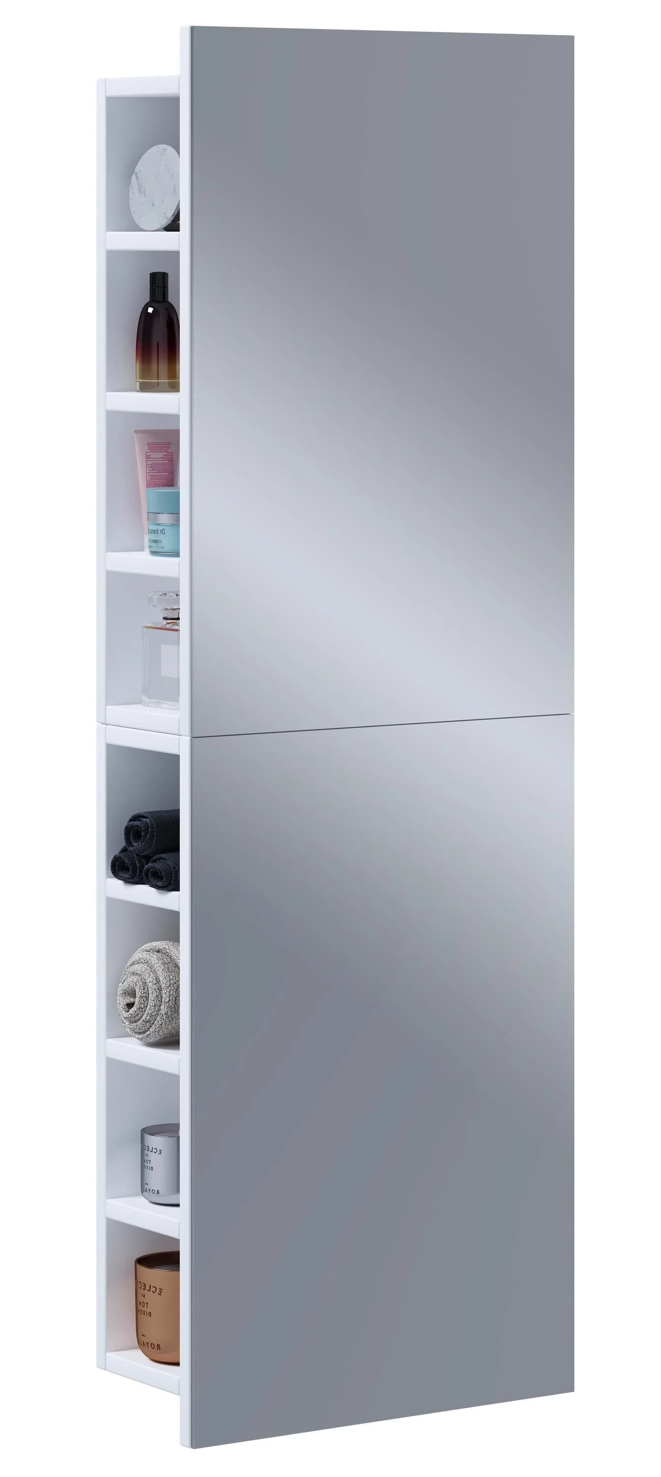 VCM Spiegelschrank Flandu XL Weiß mit 16 Fächern - Bild 2