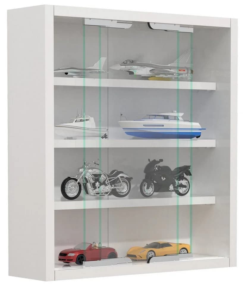 VCM Hängevitrine Agisa S Wandvitrine mit Glas-Schiebetüren - Bild 2