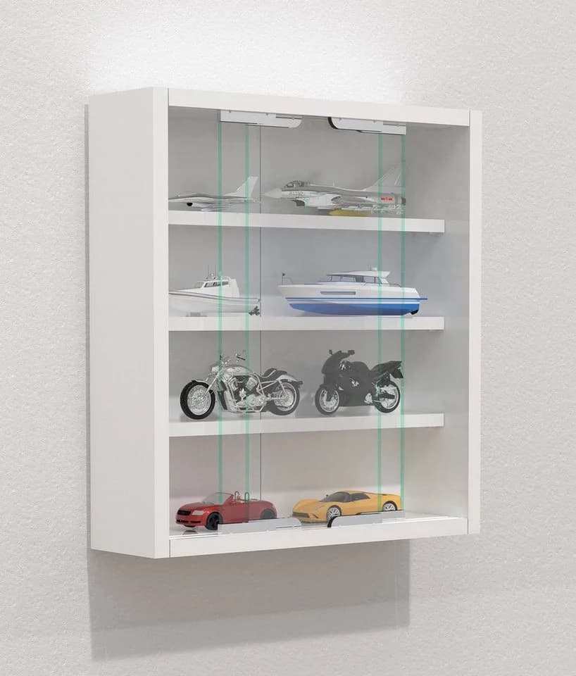 VCM Hängevitrine Agisa S Wandvitrine mit Glas-Schiebetüren - Bild 3