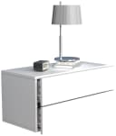 Mid.you Nachtschrank Weiß Holzwerkstoff 2 Schubladen Bild 3