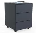 VCM Rollcontainer Dalosa 45 cm Anthrazit mit Schubladen Bild 2