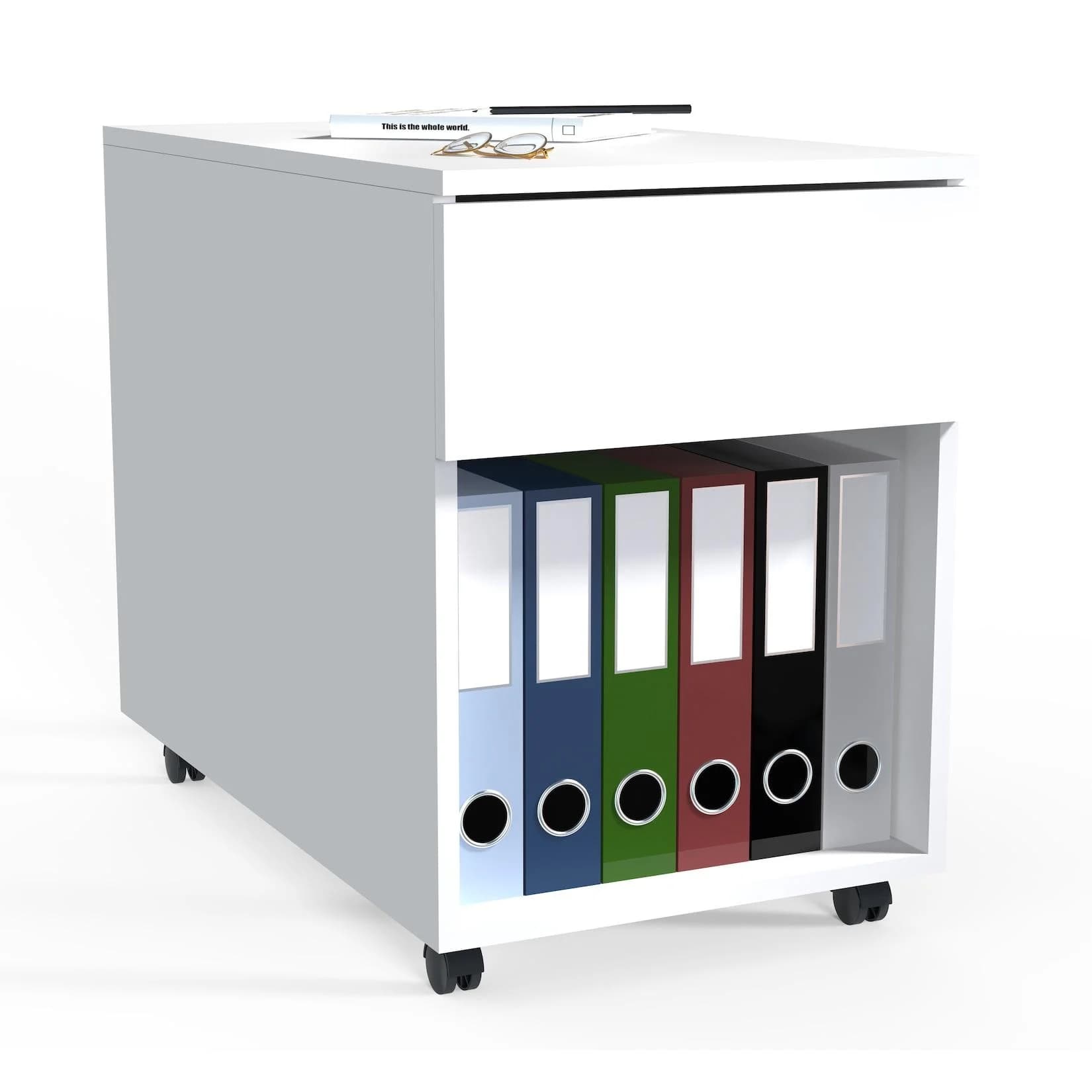 VCM Rollcontainer Dalosa 1 Schublade mit Rollen