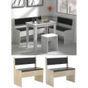 VCM Holz Eckbank Sitzbank mit Stauraum Sonoma-Eiche Bild 1