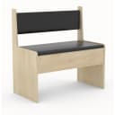 VCM Holz Eckbank Esal mit Stauraum Anthrazit/Honig-Eiche Bild 1