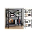 VCM Standregal Insasi Industrial Design Anthrazit Metall Holz Bild 1