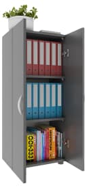 VCM Aktenschrank Ulas 3-fach Anthrazit Holz Bild 2