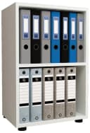 VCM Holzregal Ulas 2f Weiß Büroregal mit 2 Fächern Bild 3