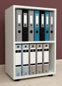 VCM Holzregal Ulas 2f Weiß Büroregal mit 2 Fächern Bild 4