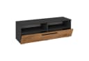 VCM TV-Lowboard Arila XL Holz Fernsehschrank Anthrazit Honig-Eiche Bild 2