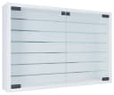 VCM Wandvitrine Mandosa XL Weiß Glas ESG-Sicherheitsglas Bild 2