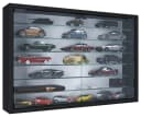 VCM Wandvitrine Mandosa XL Schwarz Glas 6 Fächer Bild 3