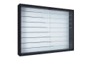 VCM Hängevitrine Mandosa XXL Schwarz Glas 80x60x10 cm Bild 2